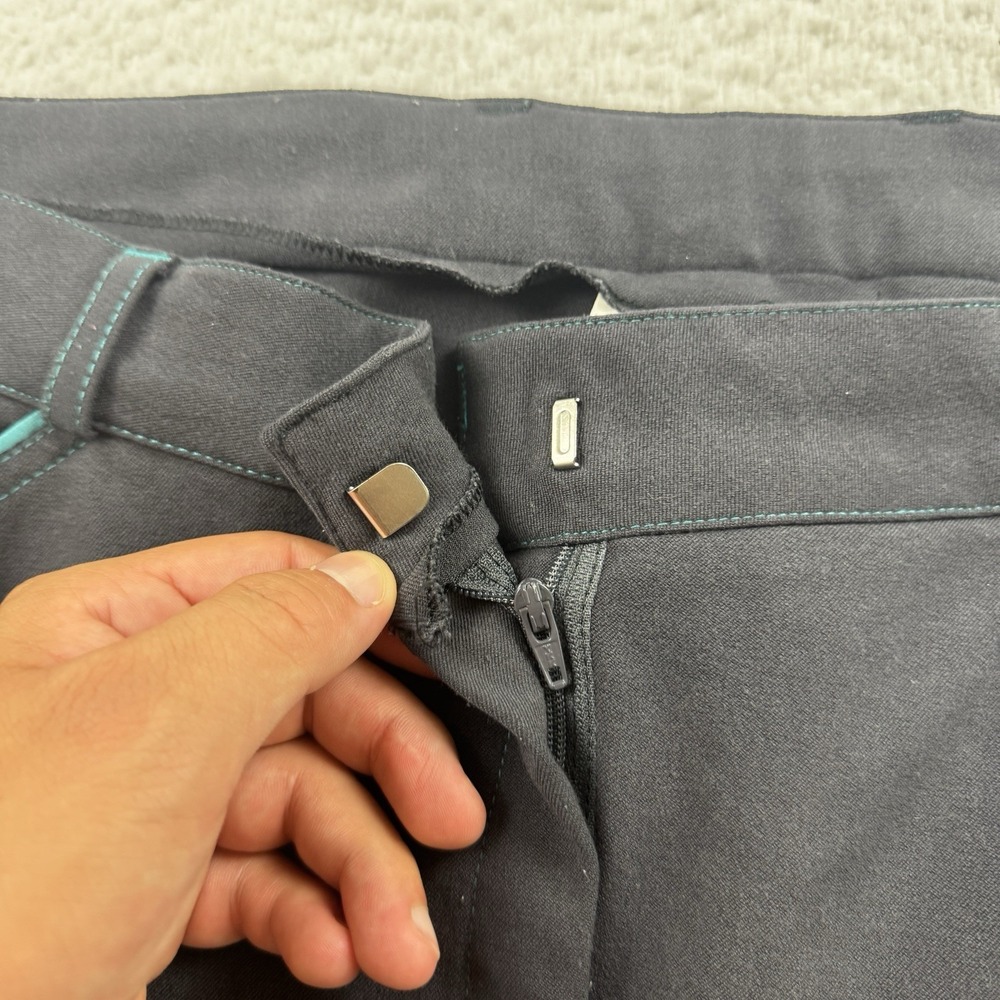 Piper Pants Women's 38R Gray Blue Tapere Equestrian Stretch‎ Horseback Riding - Picture 3 of 14
